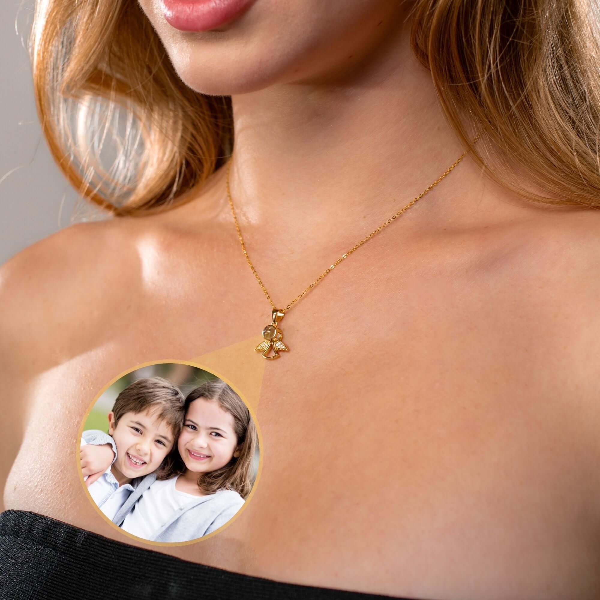 Angel Photo Necklace - Image 3