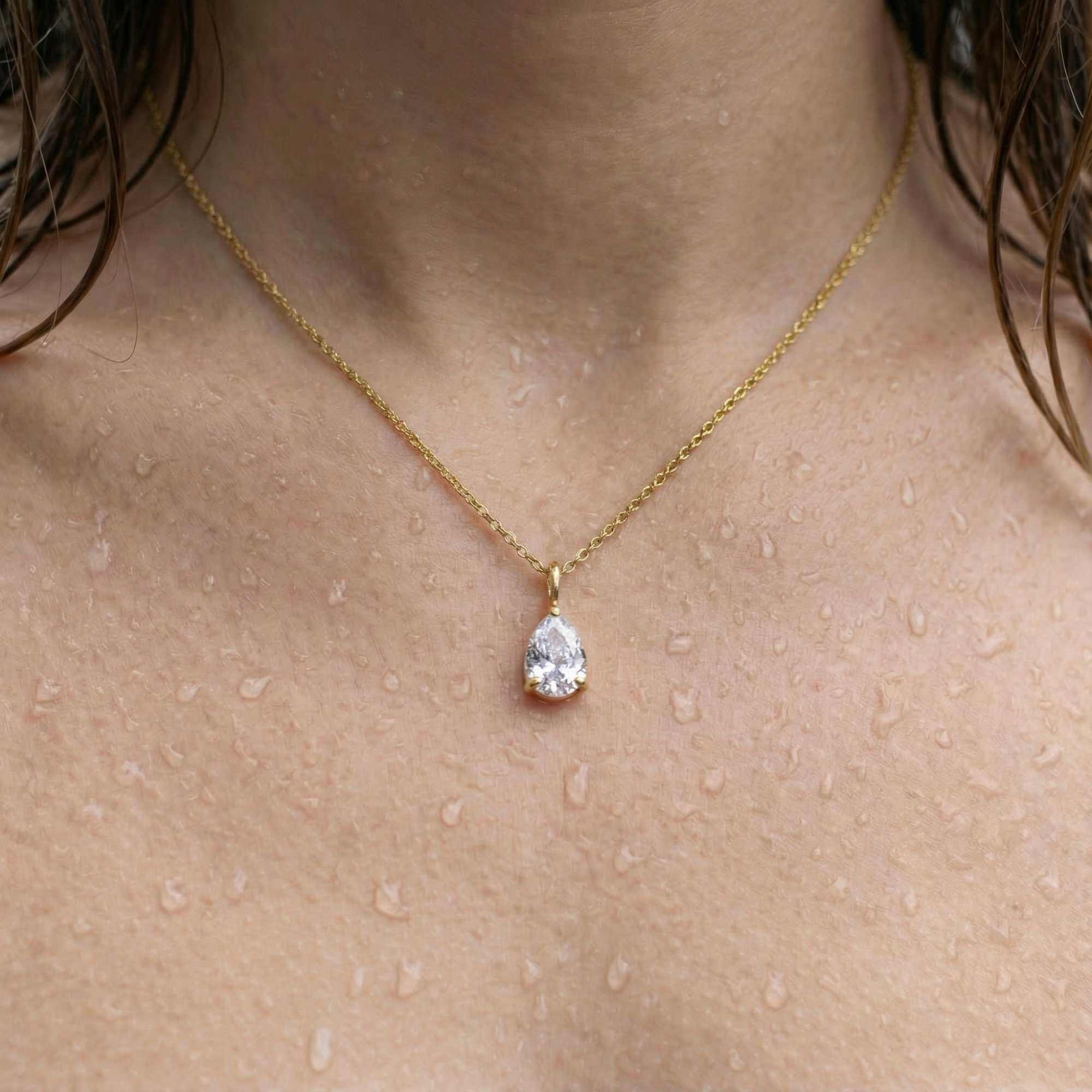 Astra Teardrop Necklace - Image 6