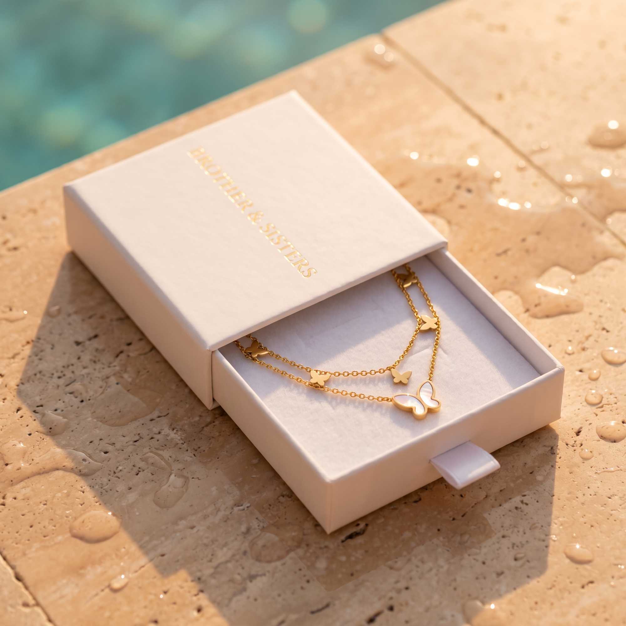Butterfly Pearl Anklet - Image 12