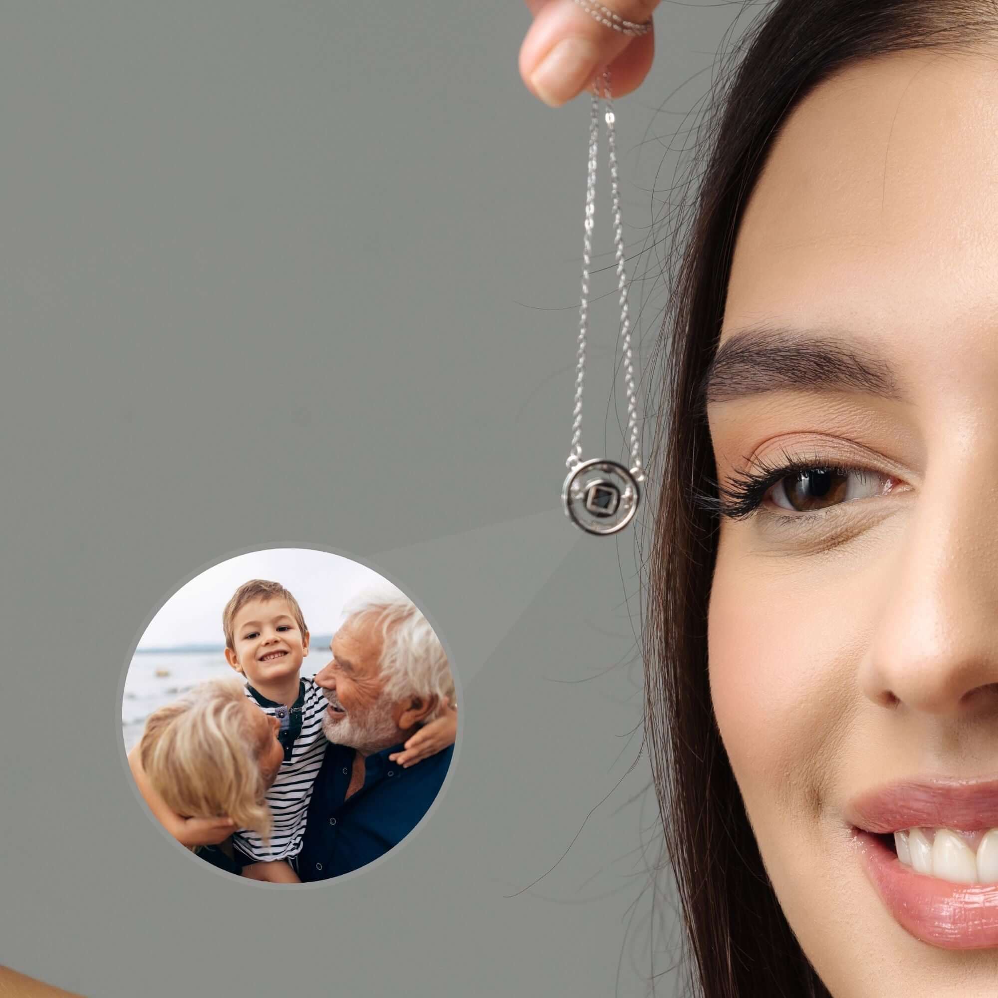 Circular Photo Necklace - Image 15