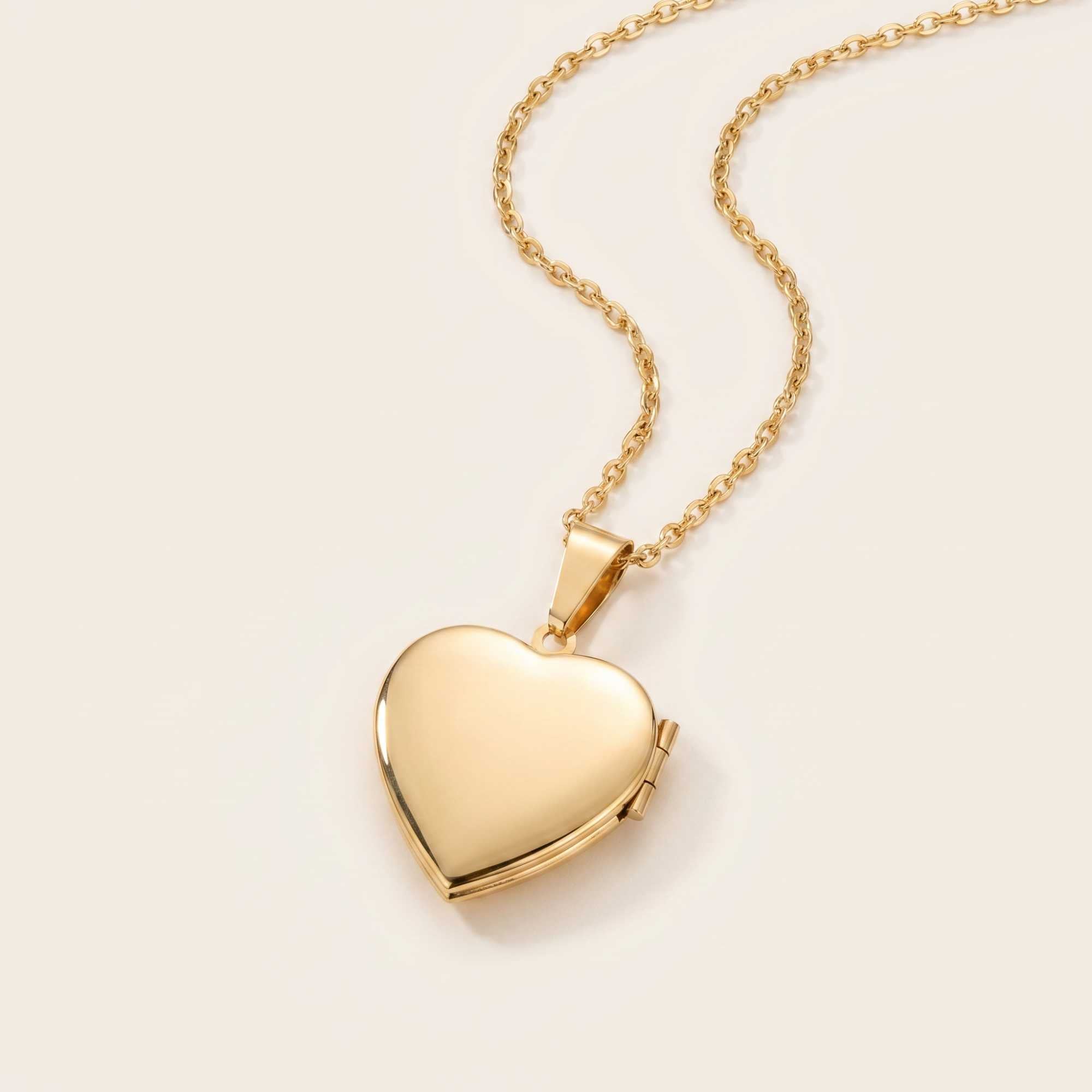Crystal Heart Photo Locket Necklace - Image 8