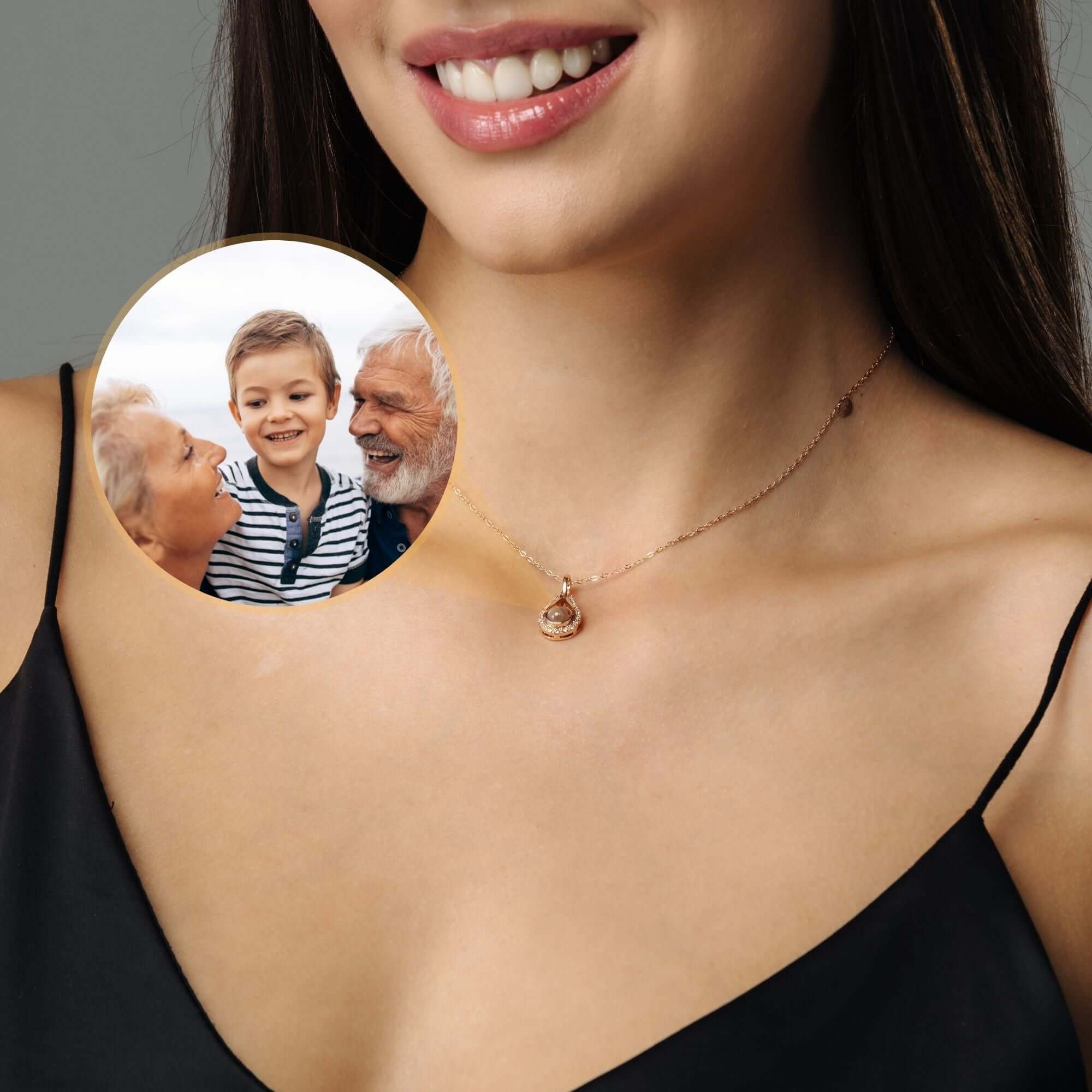 Drop Photo Necklace - Image 11
