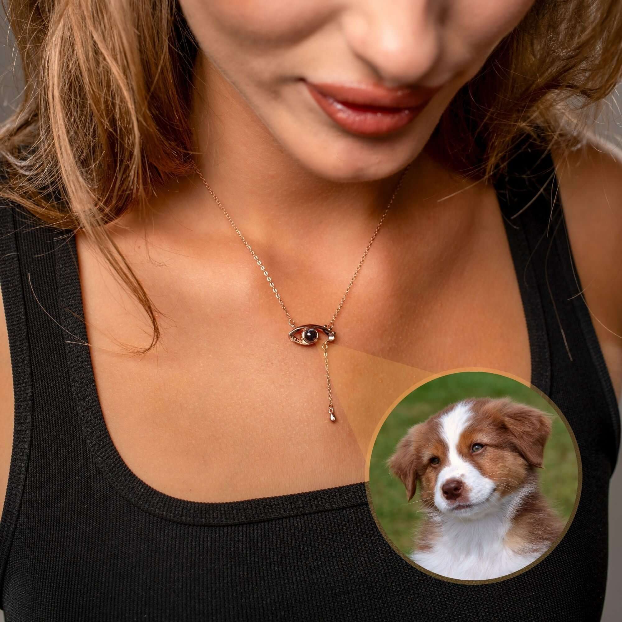 Eye Photo Necklace - Image 14