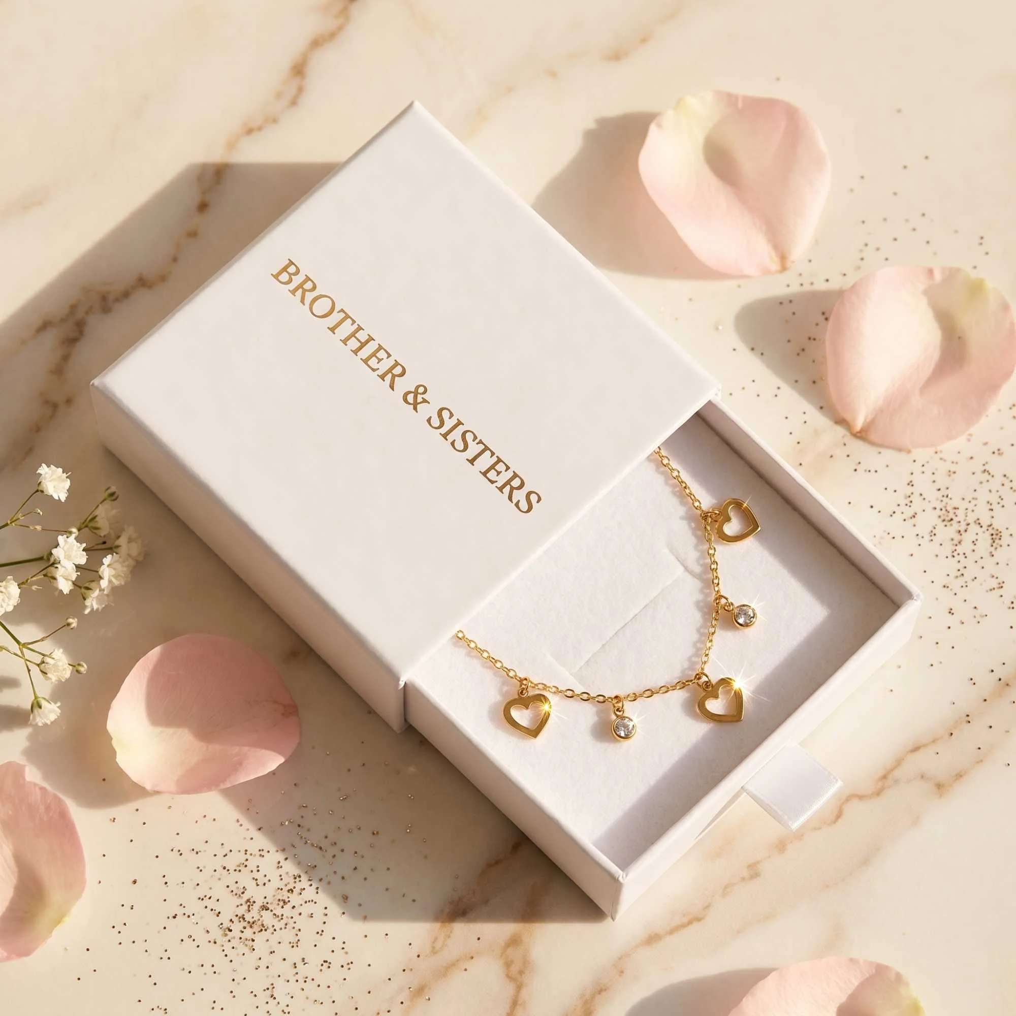 Heart & Crystal Anklet - Image 10