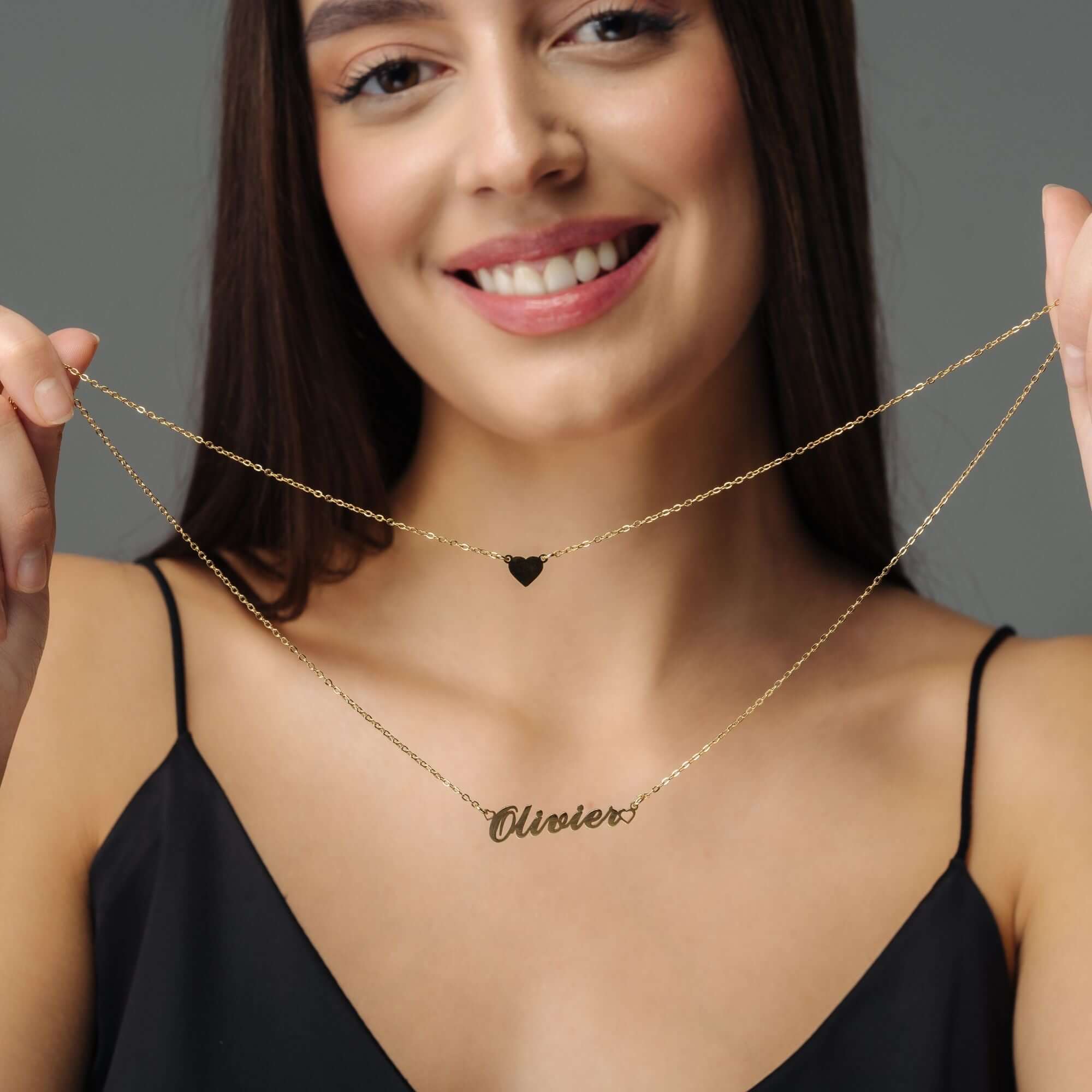Heart Name Necklace - Image 10