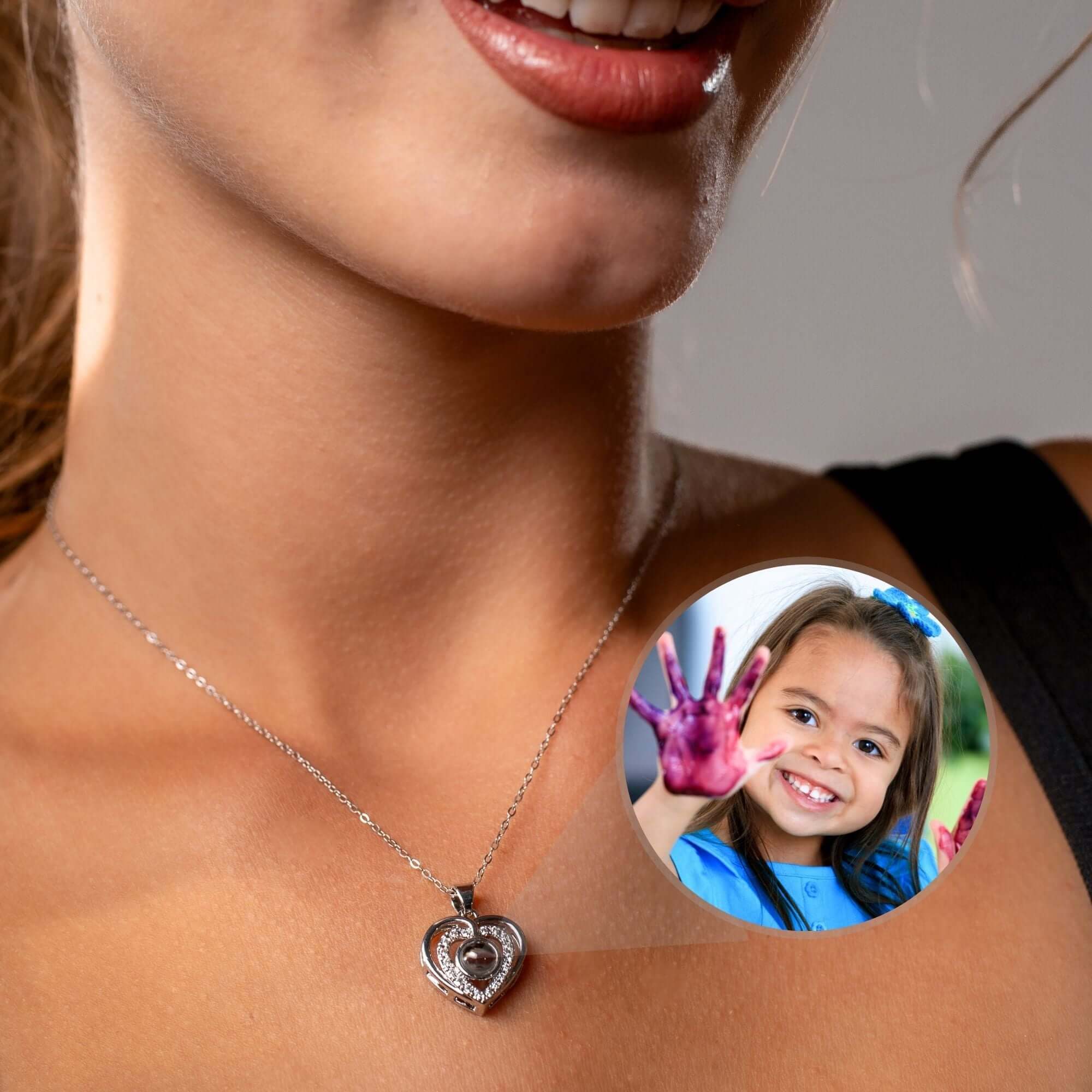 Hearts Photo Necklace - Image 13