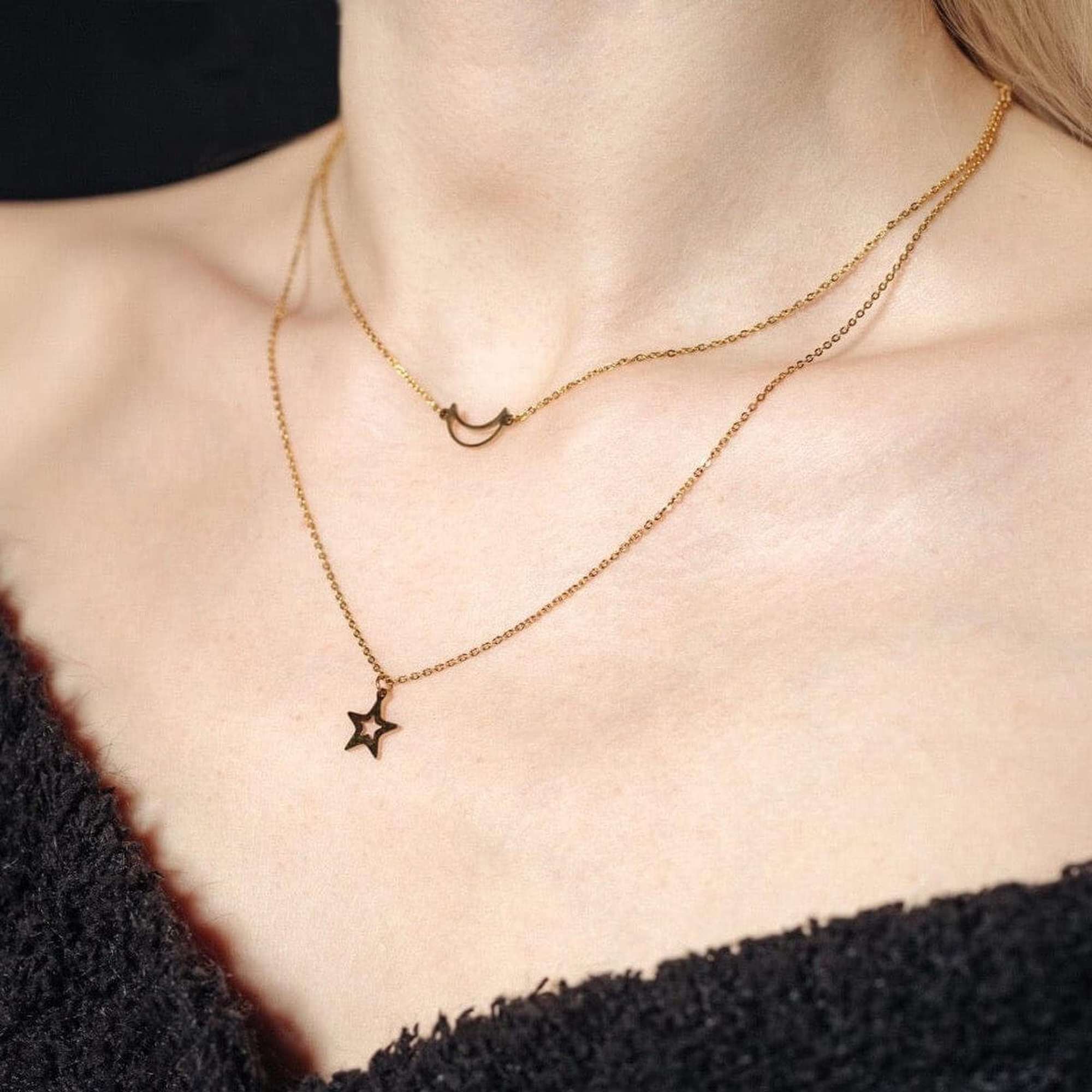 Moon & Star Necklace - Image 3