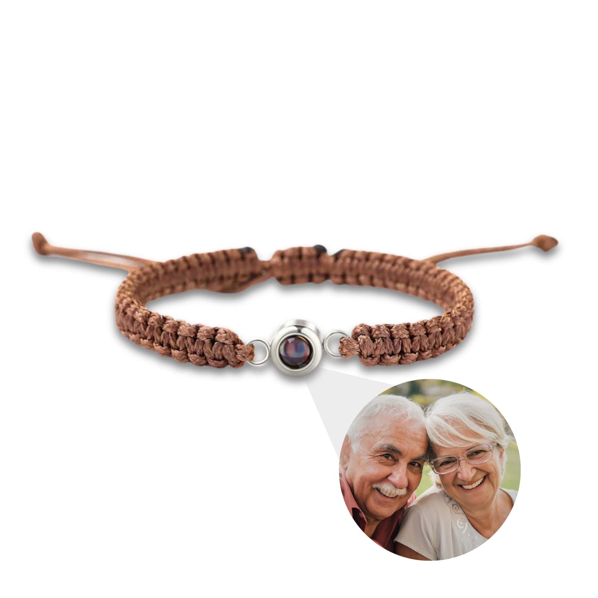 Man Brown Photo Bracelet - Image 10