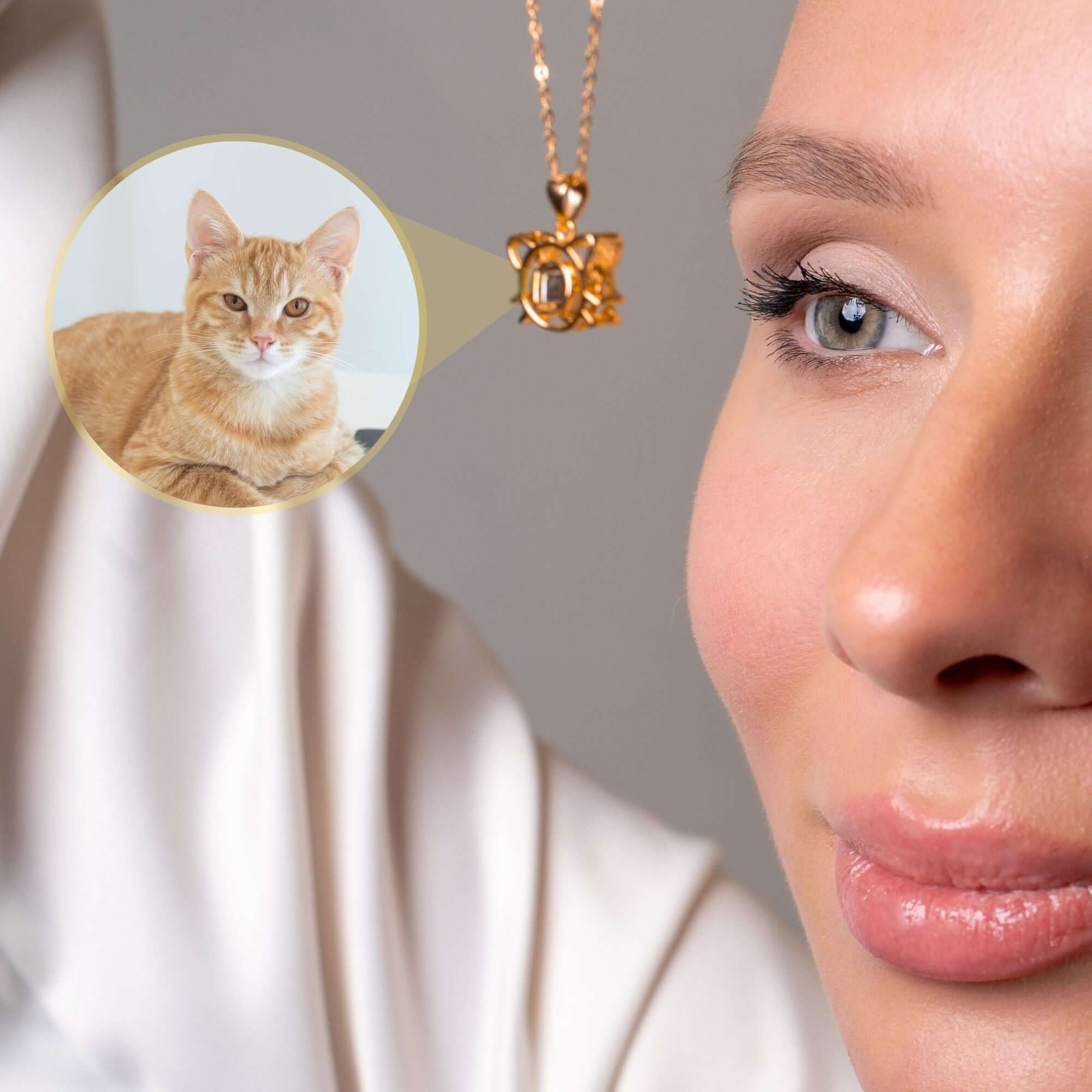 Meow Photo Necklace - Image 2