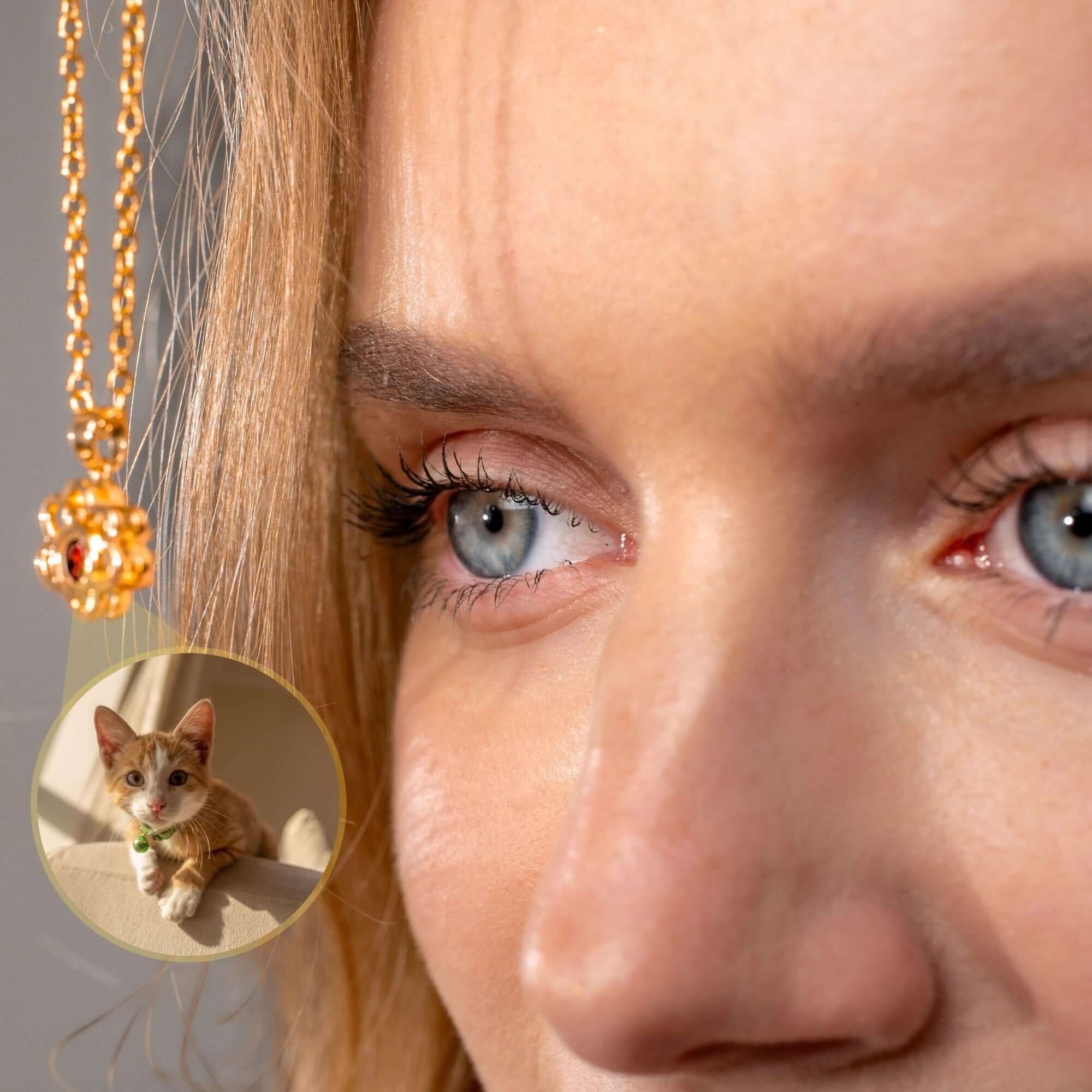 Paw Print Photo Necklace - Image 2