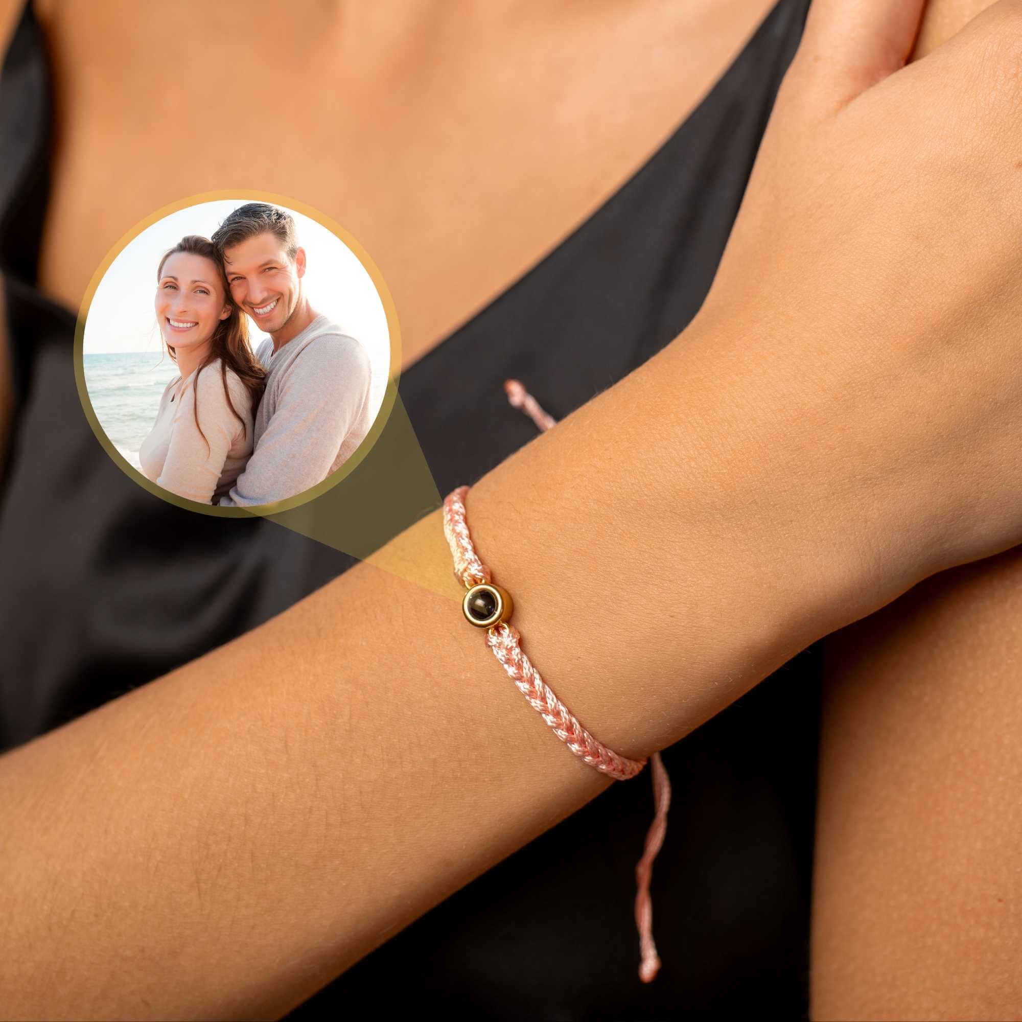 Pink Photo Bracelet