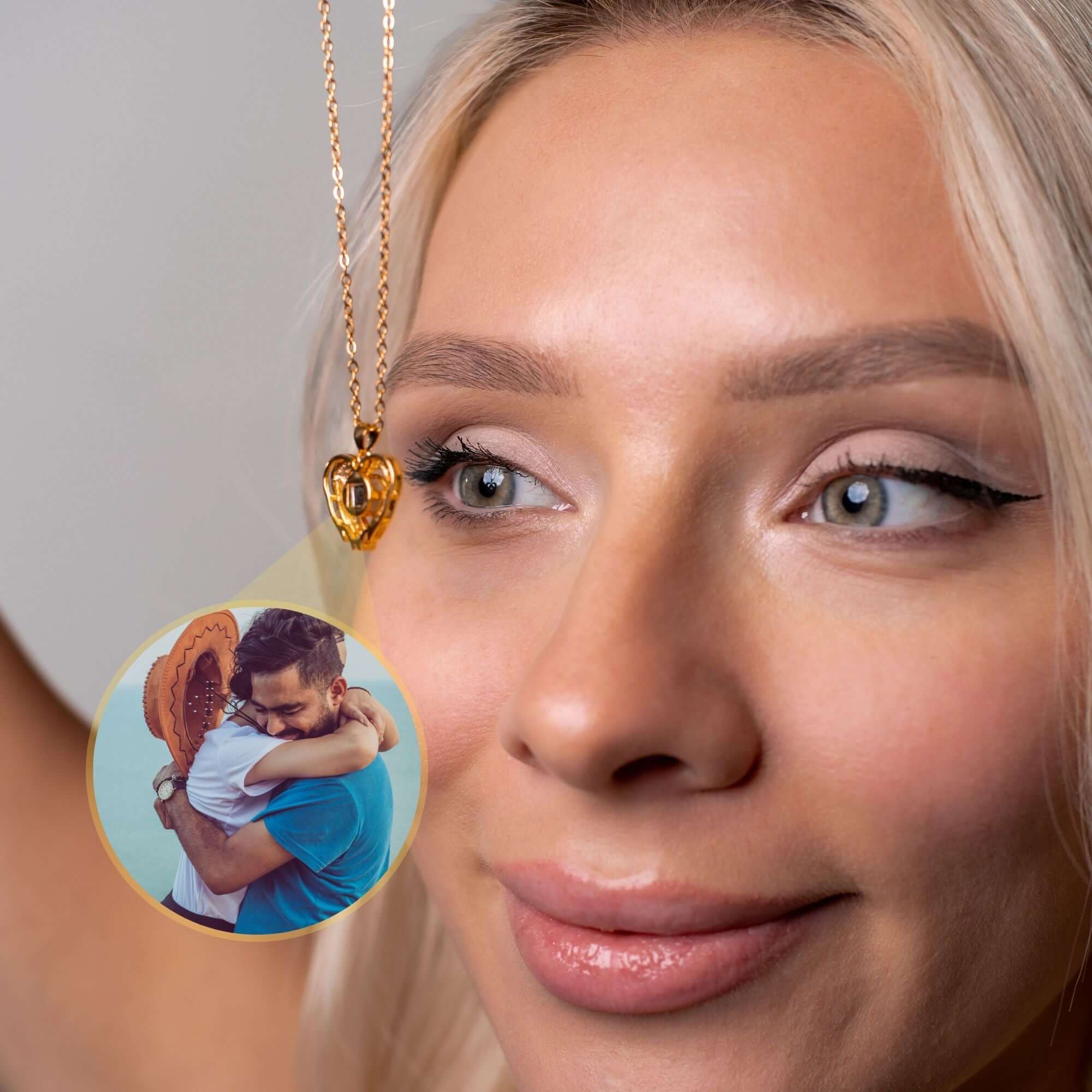 Precious Heart Photo Necklace - Image 2