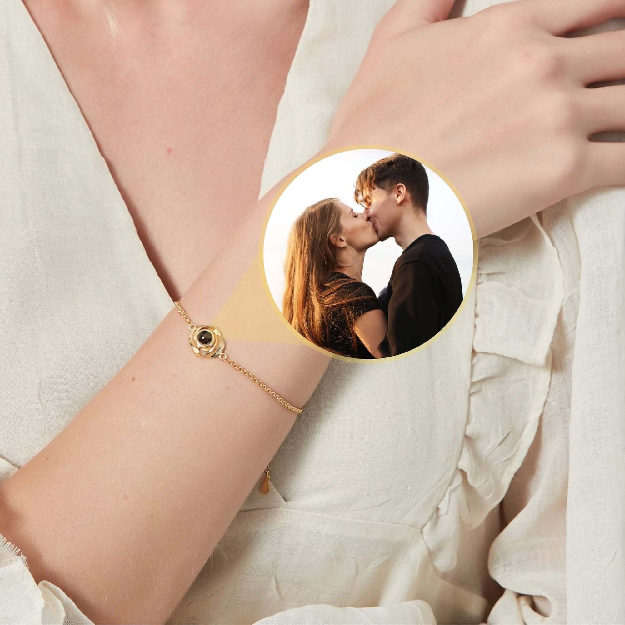 Rose Photo Bracelet - Image 4