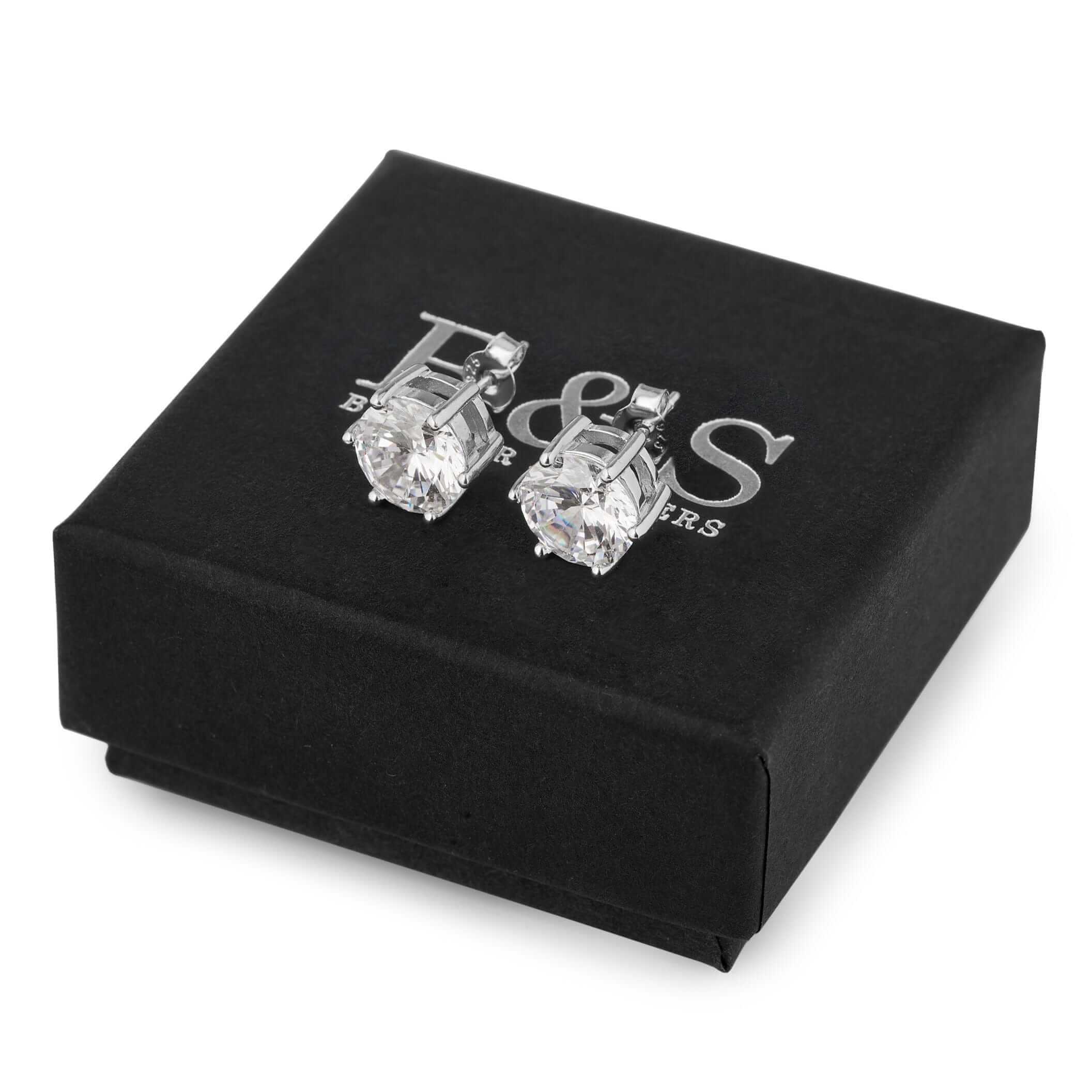 Silver Classic Earrings - Image 3