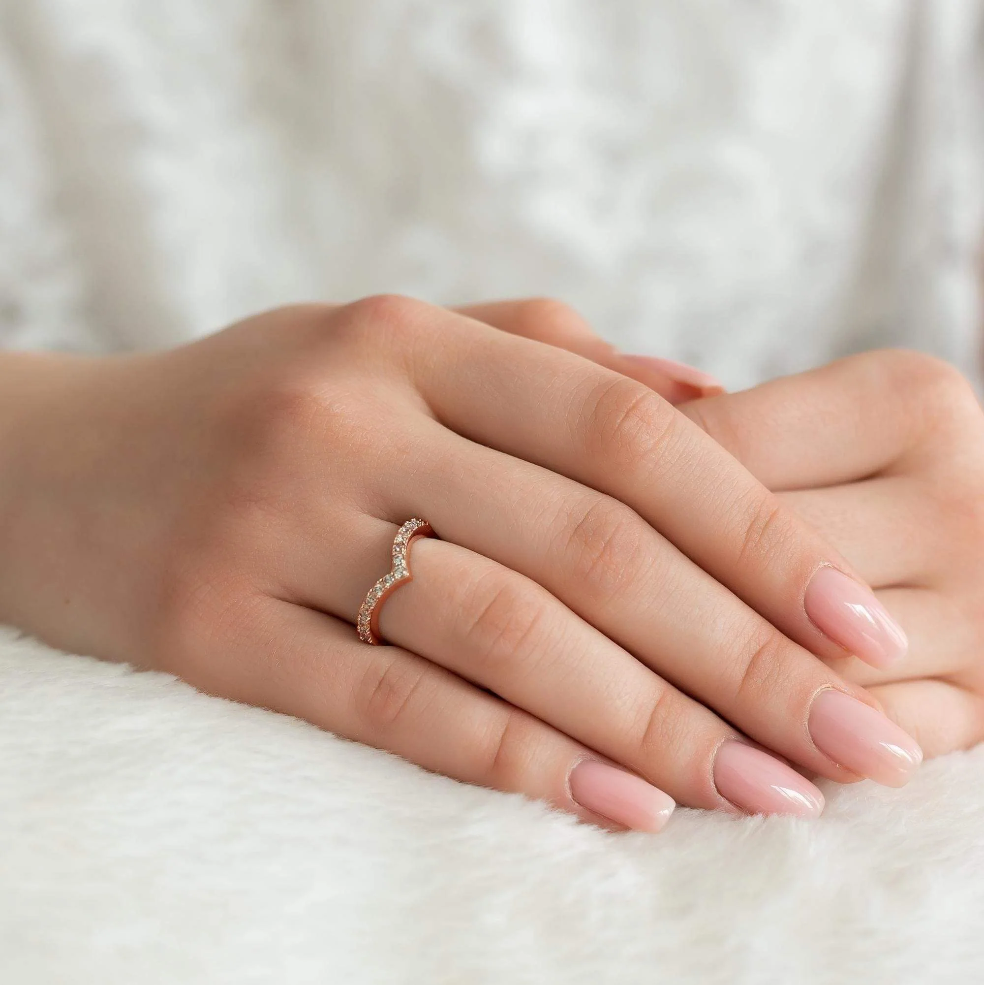 Silver Minimalist Ring - Image 6
