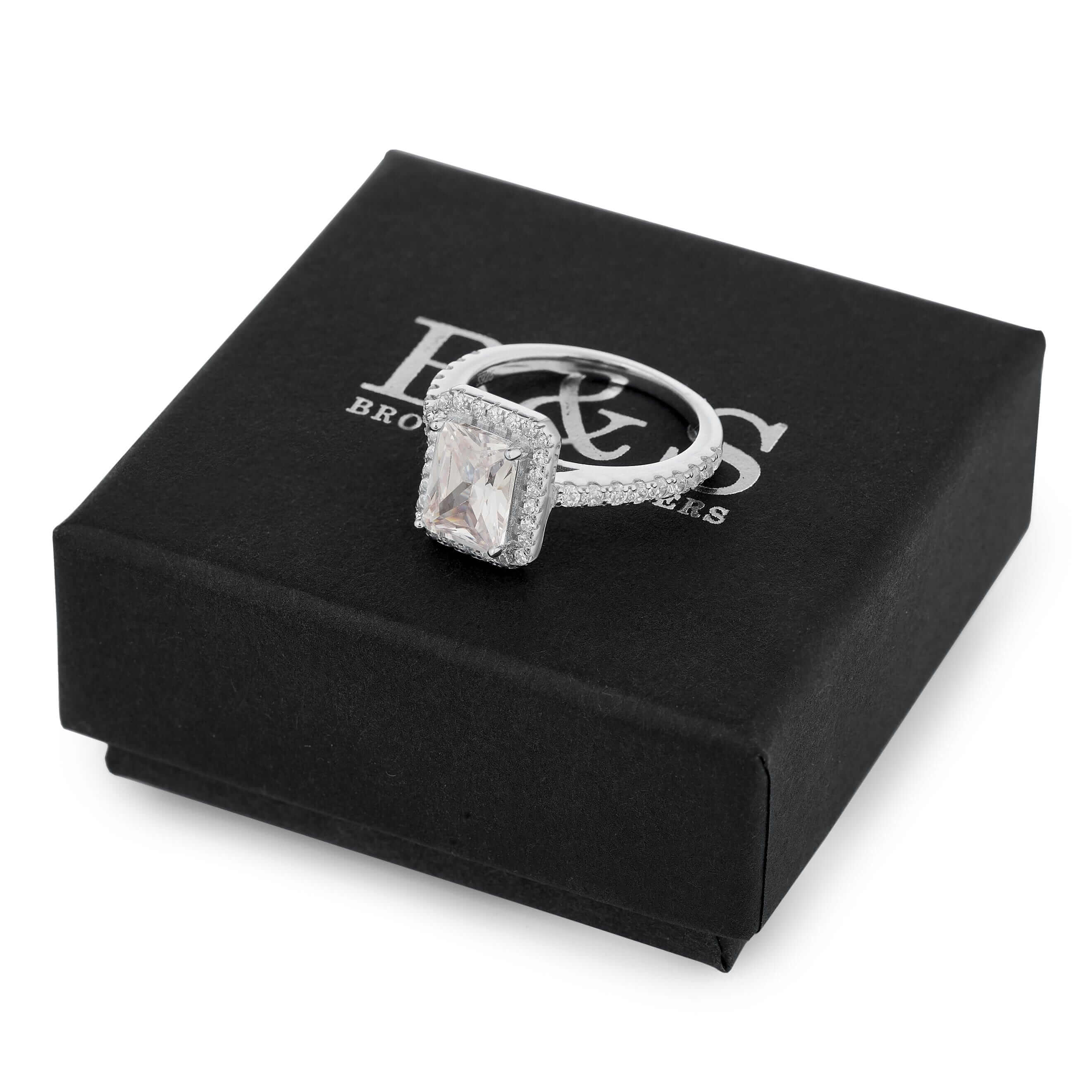 Silver Rectangle Ring - Image 14