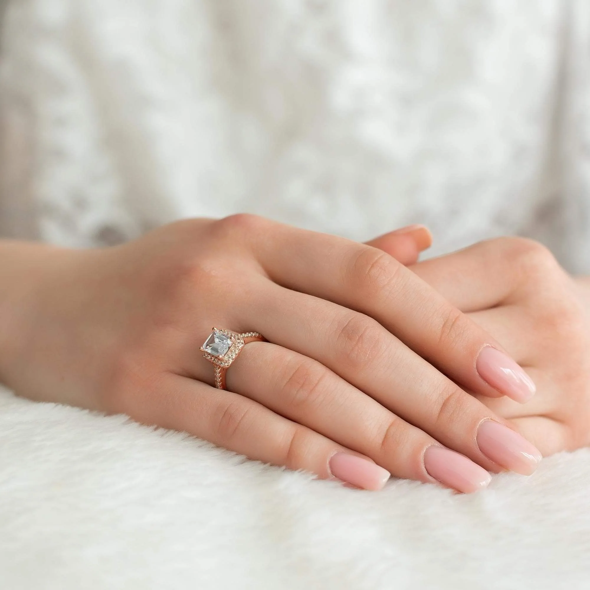 Silver Rectangle Ring - Image 4