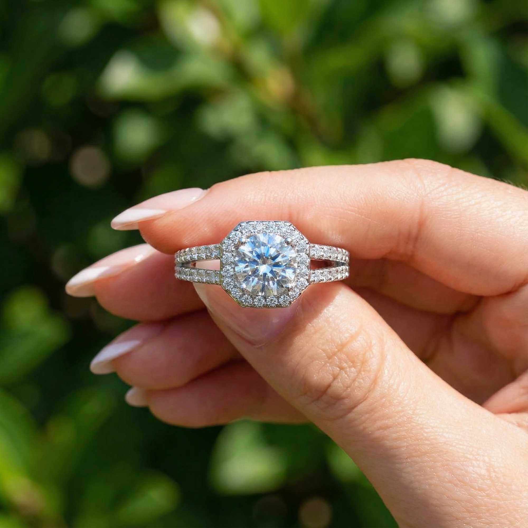 Silver Square Ring - Image 3