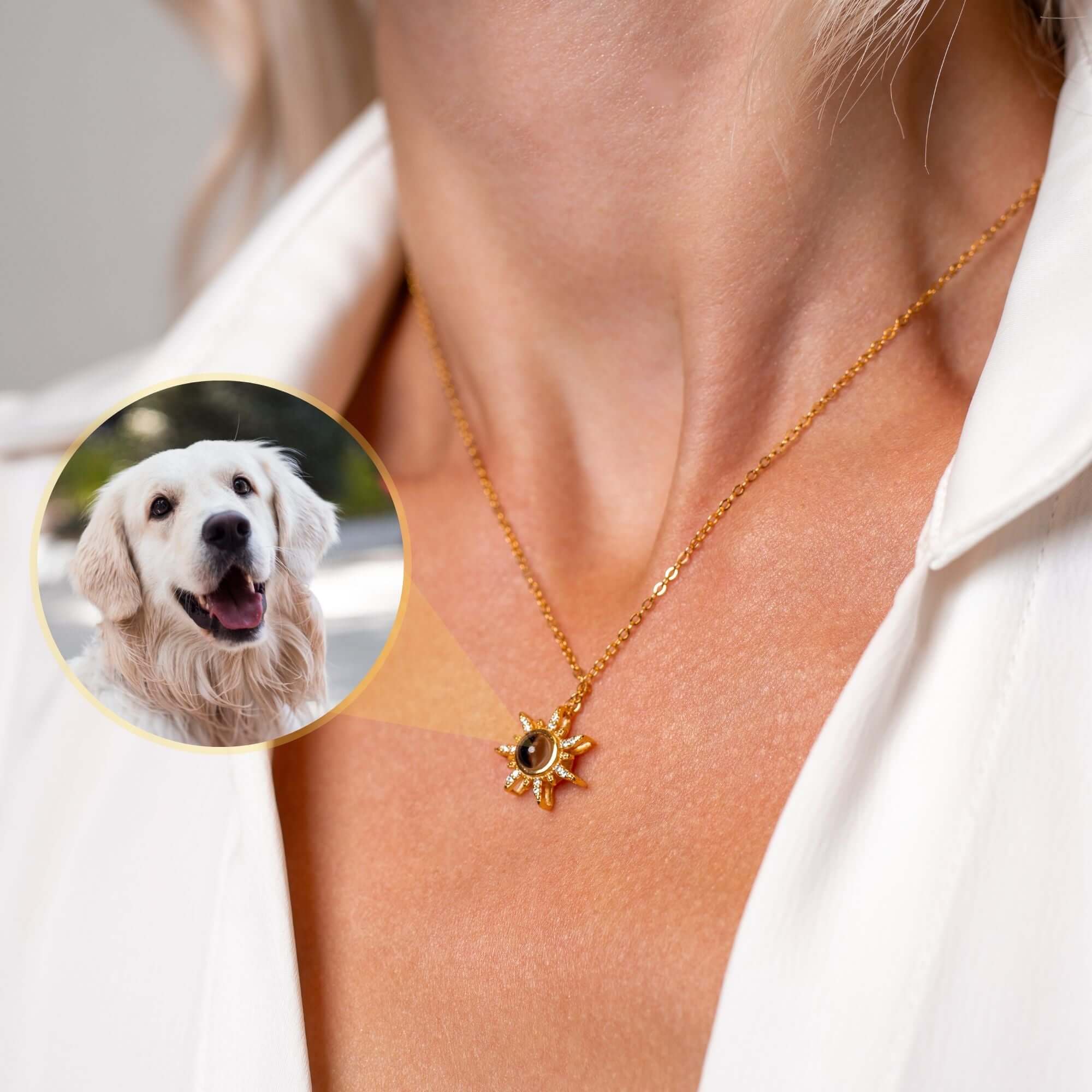 Sun Photo Necklace - Image 4