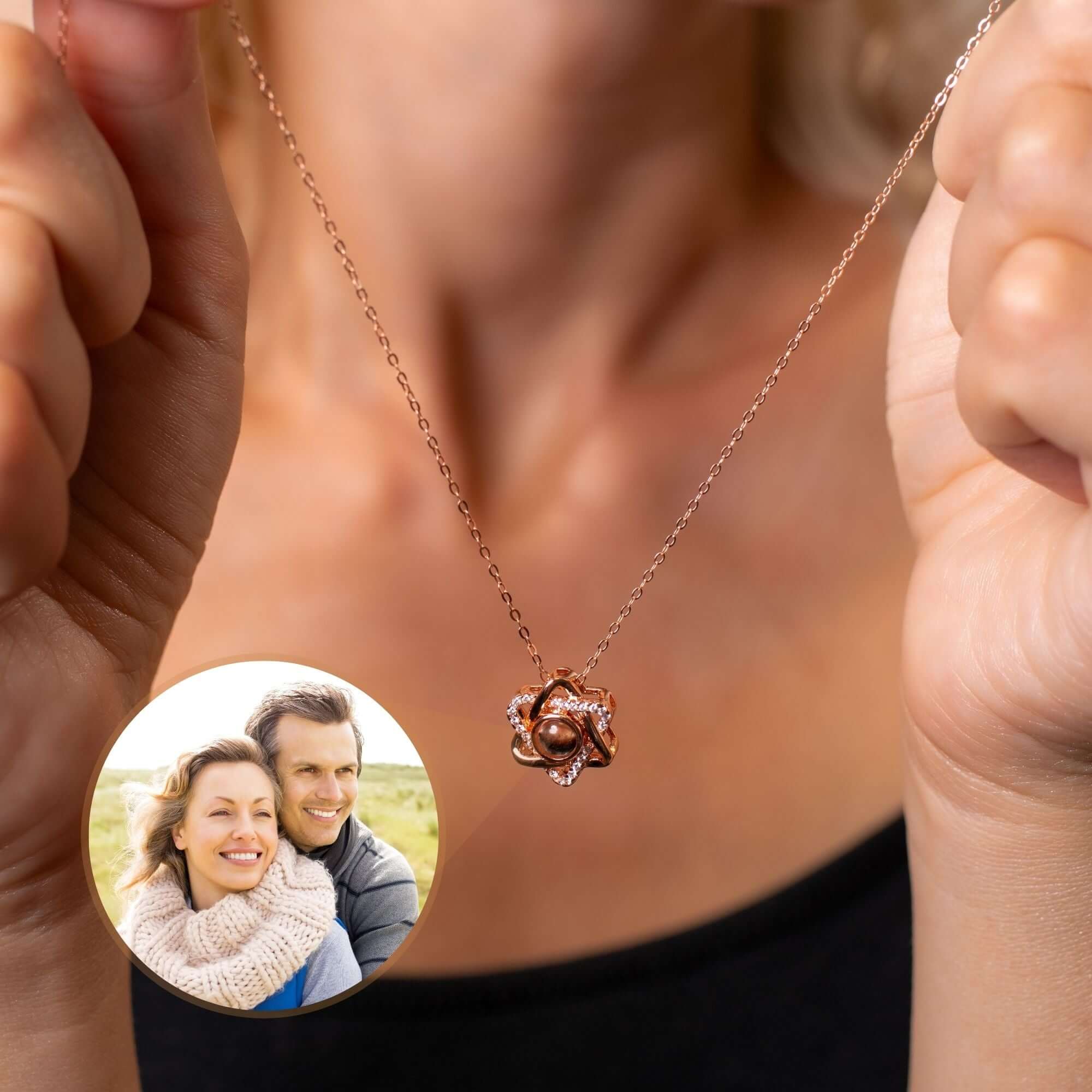 Triangle Photo Necklace - Image 12