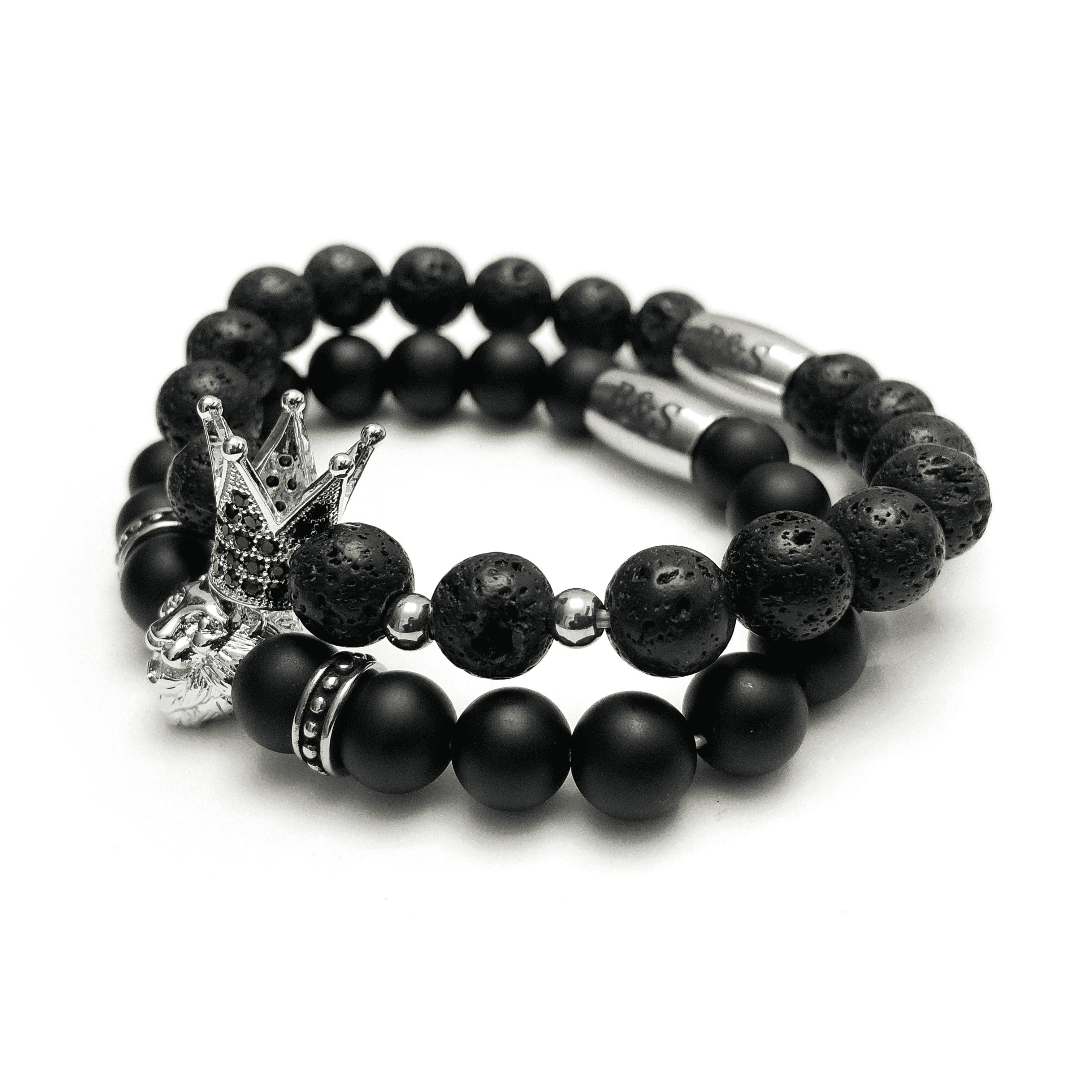 White Gold Crowned Lion Set - Image 3
