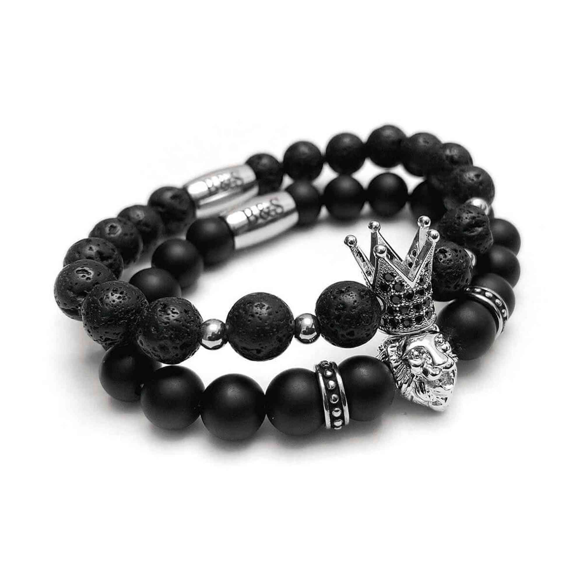 White Gold Crowned Lion Set - Image 4